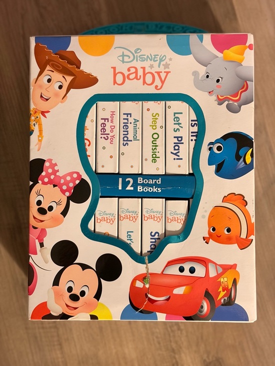 Disney Other - Disney Baby Board Book Set - Blue, Red, Yellow, Orange, Pink, Black, White